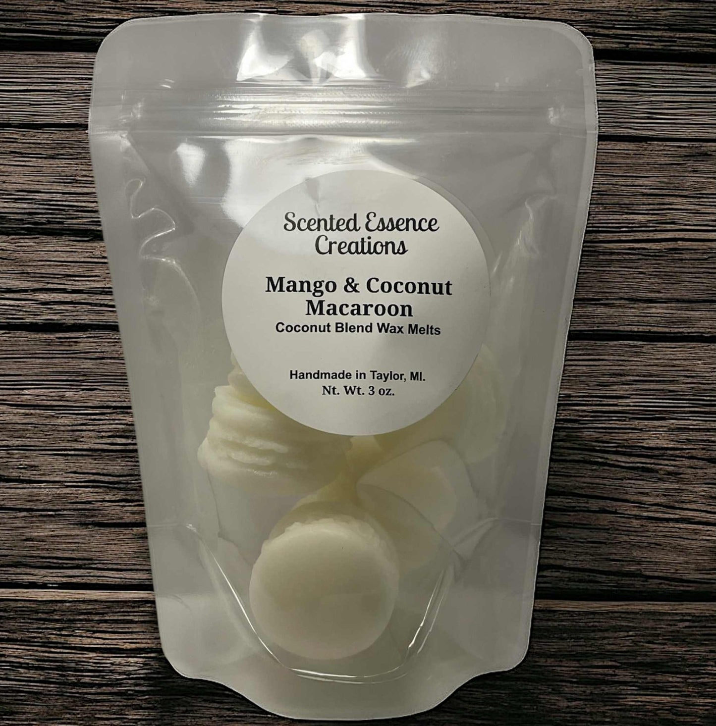 Mango and Coconut Macaroon