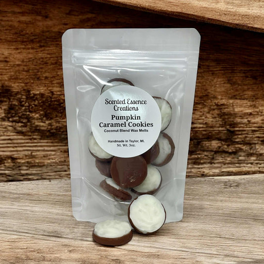 Pumpkin Caramel Cookies